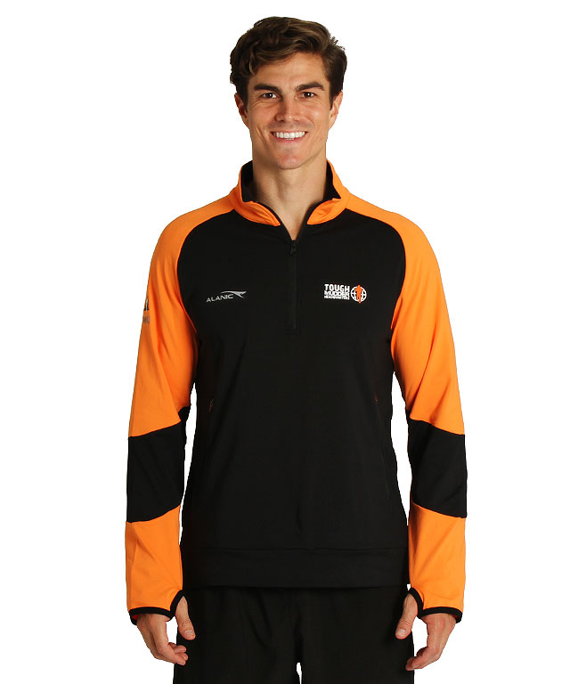 Custom quarter zip athletic tops for wholesale buyers